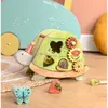 Moulin Roty Tortue d'activités Trois petits lapins