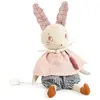 Moulin Roty Peluche musicale Lapin Après la pluie (36 cm)