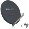 CAHORS ANTENNES SATELLITE ACIER & ALUMINIUM ANT 65CM ALU GRISE UNI 65C...