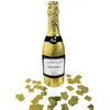 Bouteille canon à confettis papier - 32 cm - or - PTIT CLOWN - 93009 -...
