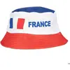 P'TIT CLOWN CHAPEAU BOB TISSU SUPPORTER FRANCE ADULTE Multicolore