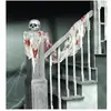 Tissu de décoration - PTIT CLOWN - 45m - Blanc/Rouge - Halloween - Int...