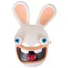 Masque Lapins Crétins  - PTIT CLOWN - Taille adulte unique - PVC - Bla...
