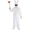 Déguisement avec masque Lapins Cretins adulte