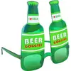 P'TIT CLOWN Lunettes - Plastique - Bouteille de bière verte - Accessoire de déguisement