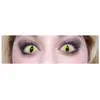 Lentilles de contact fantaisie - Oeil de chat jaune - Adulte - Mixte