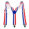 Bretelles - PTIT CLOWN - Tricolores - Accessoire déguisement - Adulte