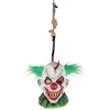 SUSPENSION TÊTE DE CLOWN LATEX  - DECORATION DE FETE HALLOWEEN BLANC