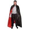Cape réversible - 20 - Noir et rouge - Mixte - Déguisement Halloween