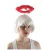Serre tête halo d'ange - Accessoire de déguisement - Rouge - Adulte