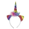 PTIT CLOWN Serre-Tête de Licorne Arc en Ciel Adulte
