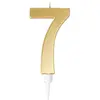 Bougie Anniversaire - PTIT CLOWN - Géante Or - Chiffre 7