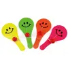 Lot De 2 Mini Jouets Raquette Avec Balle - P'tit Clown - Multicolore