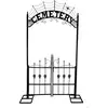 Arche Entrée de Cimetière en Métal - 2 70cm - PTIT CLOWN - 23709 - Déc...