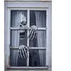 PTIT CLOWN 1 Décoration fenêtre d'Halloween avec squelette 80 x 120cm REF/22213