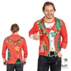 T-shirt de Noël - PTIT CLOWN - Veste Smoking - Rouge - 100% coton - Ma...