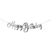 P'TIT Clown re22581 - Guirlande Happy Birthday Argent