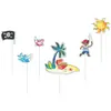 Piques à gâteau - PTIT Clown - re22520 - Lot de 6 - Multicolore - 20 c...