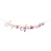 Guirlande - PTIT CLOWN - re22617 - Joyeux Anniversaire - Rose Gold - 2...