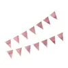 P'TIT Clown re22619 - Guirlande Fanions pailletés Rose Gold