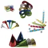 PTIT CLOWN 1 Kit festif métallique cotillons pour 5 personnes REF/22403