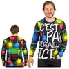 T-shirt humoristique - Lumières Versailles - Adulte - Noir