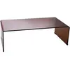 Table Basse Rectangulaire En Verre Fumé L110