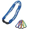 Steel chain 90cm x Ø 8mm with resettable combination 4 digitsnylon sl