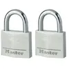 Master Lock MASTER LOCK 9140EURT Lot de 2 cadenas en aluminium 40 mm