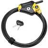 Masterlock Python - Kabelslot - 180cm x 10mm - 4 sleutels - Zwart