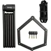 Antivol Vélo Pliable - MASTER LOCK - 8335EURDPRO - Acier Trempé, 4 Clé...