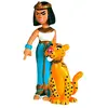 Figurine Cléopâtre panthère - PLASTOY - 60513 - Pour Enfant - Noir