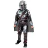 RUBIES - STAR WARS Officiel - Costume de Luxe The Mandalorian - Déguisement Enfant Taille 7-8 Ans - Combinaison Avec Armure Rembourrée et Masque - Parfait Pour Jeunes Recrues Impériales