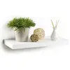 HOMEA Casativo, Étagère, Étagère murale suspendue, blanc (50 x 22 x 3,5 cm)