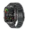 AUTREMENT Montre connectée QX11 bracelet noir acier 420 mAh pour les s...