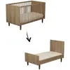 Sauthon Lit Évolutif Bébé Little Big Bed 70x140cm Mokka