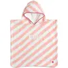 Poncho de plage à rayures Roses Pop (1-3 ans)