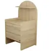 Commode à langer évolutive en bureau Arche Chêne strié