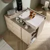 Plan à langer multipostions pour commode Ilot