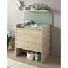 Commode à langer évolutive en bureau Arche Sauge