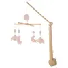 Sauthon Mobile musical bébé en bois avec 4 jouets