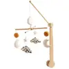 Mobile Musical Bébé En Bois Avec 4 Jouets