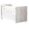 Lit bébé - 120 x 60 cm - Babyprice Scandi gris - En bois