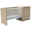 Lit Combiné Évolutif Bébé 60x120cm Antonin