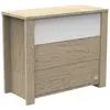 Sauthon Commode Bébé 3 Tiroirs Antonin Bois Et Blanc - Sauthon Meubles
