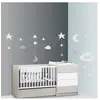 SAUTHON Stickers - Décoration murale - XXL - Nuage céleste - Blanc - Pour chambre de bébé