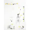 Stickers muraux - Babyfan - Eléphant - Papier gris - Décoration chambr...