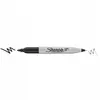 Sharpie Marqueur double pointe 2 en 1 ultra fine/fine   Noir