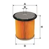 Filtre à carburant norauto 822