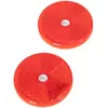 2 catadioptres ronds rouges 2en1 norauto